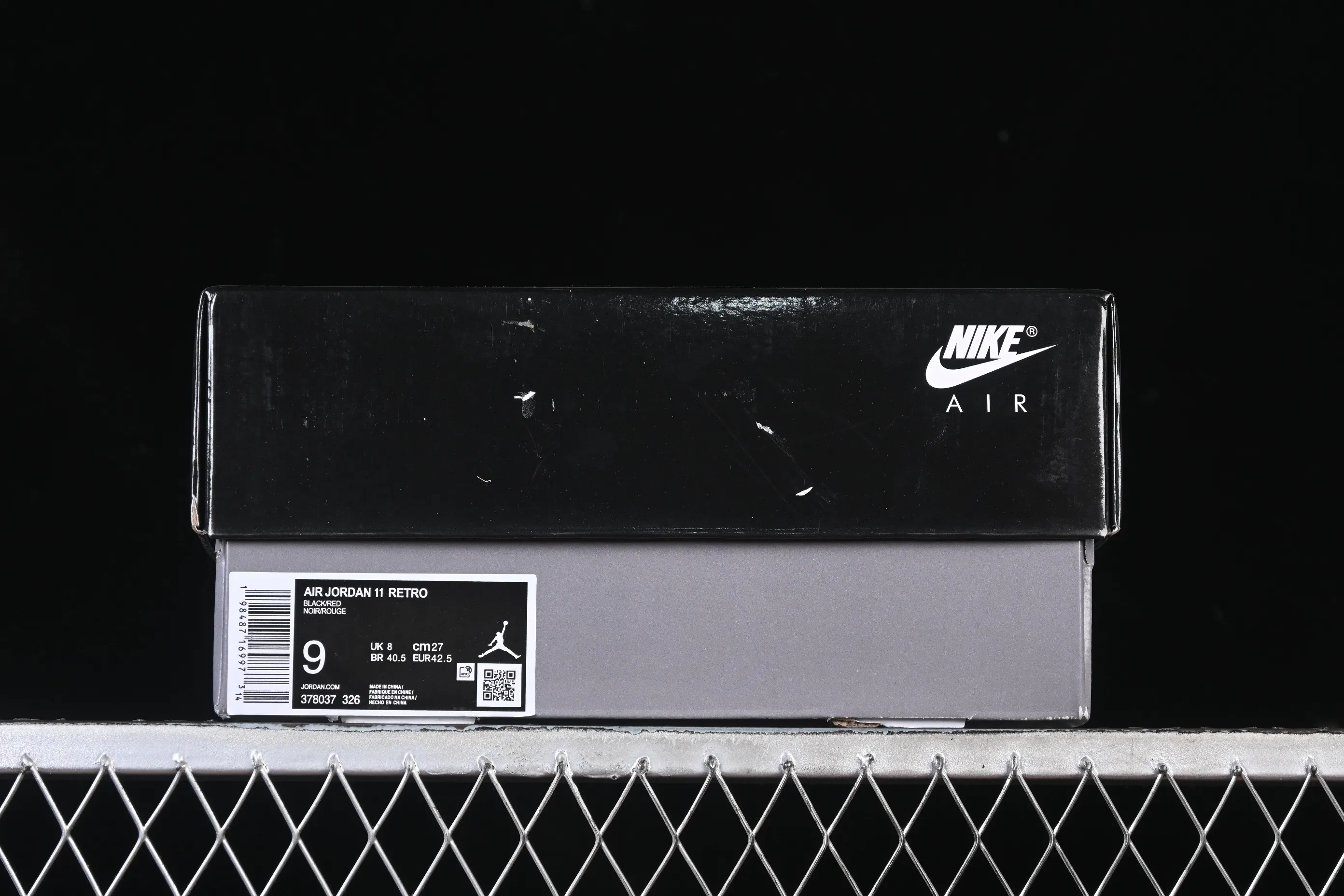 All categories Air Jordan Jordan series basketball shoes Air Jordan 11 Air Jordan 11 Retro "Black Red" AJ11 Joe 11 new black red 378037-326